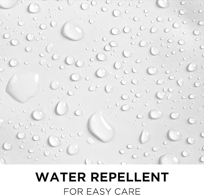 Hookless It’s A Snap! Plastic PEVA Antimicrobial Snap-in Replacement Shower Curtain Liner Curtain with Sheer Window, 70" x 54", Water-Repellent, Easy Install, Frost (Pack of 6)