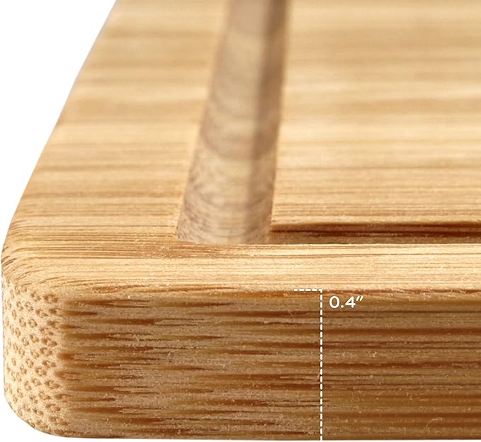 BambooMN Premium Thin Bamboo Cutting Board - 13" x 9" 0.40" - 30 Pieces