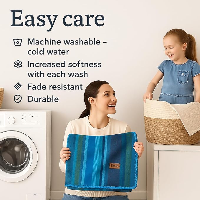 Alpaca Wool Throw Blanket 95 x 65 Inches | Large Warm Ultra-Soft Blanket | Hypoallergenic, Breathable, Non-Itchy Alpaca Wool Fabric | (Turquoise Blue, Queen (95" x 65"))
