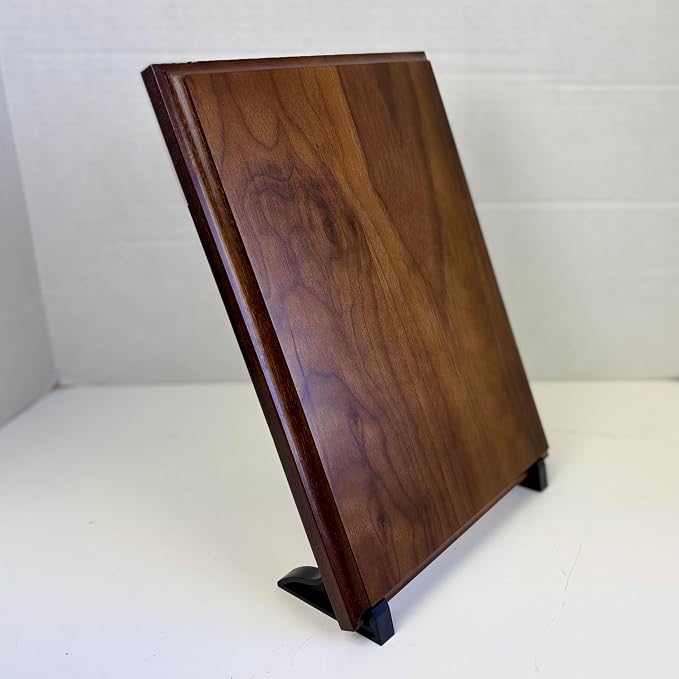 Genuine Walnut Blank Plaques – Award & DIY Engraving Boards | 100% Solid Wood, Multiple Sizes, Cove-Edge, Laser Engravable & Wall Mount Ready (16x20 inch)