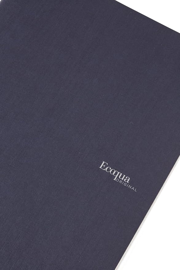 Fabriano Ecoqua Original Staple-Bound Notebook, Navy