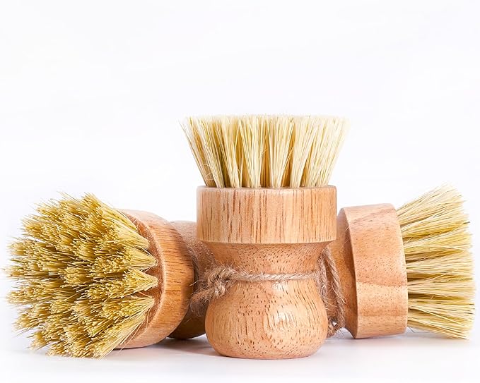 Diahom Soap Dispenser and Bamboo Dish Brush