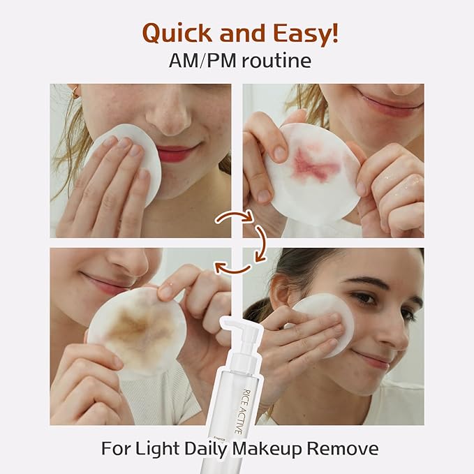 THE SKIN HOUSE Korean Rice Micellar Cleansing Water – Gentle Low pH Makeup Remover for Light Daily Makeup | Hydrating Rice Essence | No-Rinse, Non-Irritating Cleanser for Sensitive Skin | 5.07 fl.oz