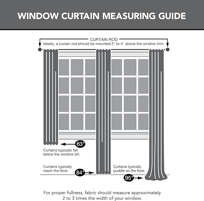Archaeo - 56532 Washed 100% Cotton Twist Tab Curtain, 52" x 63" Panel, Ivory