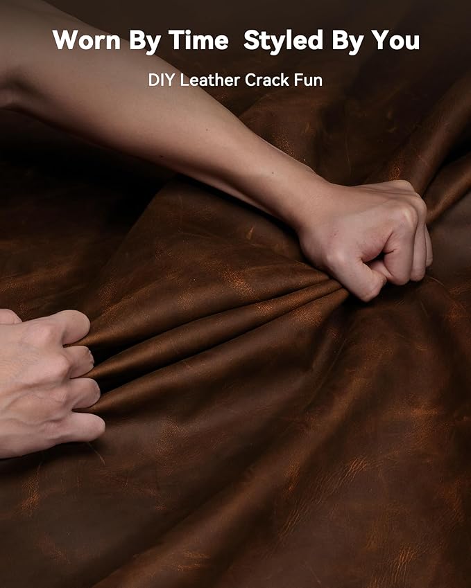 YSAGi Leather Desk Mat, 31.5"x15.8"Real Leather Desk Pad,2mm Thick Desk Blotter with Stiched line,Oil-Wax Feel Mouse pad and Self-Healing Laptop Pad for Home & Office(Classic Dark Brown)