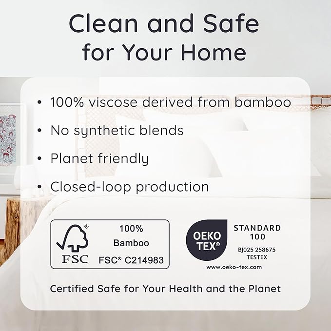 Bambaw 100% Viscose Derived from Bamboo Pillowcases King Size – Set of 2 King Size Cooling Pillow Cases for Ance with Envelope Closure, Breathable & Luxury Pillow Cases, Soft Pillow Cases (Ivory)