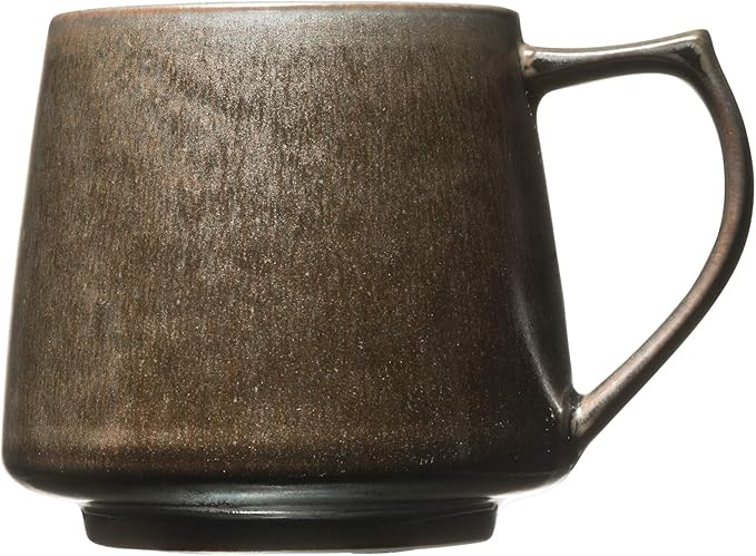 cores C811BK Mug, Black, 11.8 fl oz (320 ml), Made in Japan, Microwave, Dishwasher Safe, Delicate Made