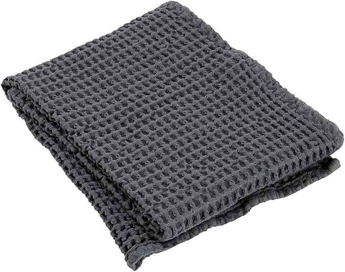 Blomus Caro Waffle Bath Towel Magnet (Charcoal) 20X39 / 50x100cm