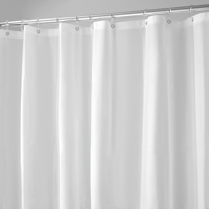 InterDesign EVA Shower Liner, 108" x 72", Frost