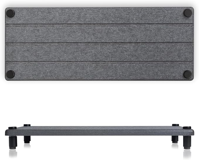 Drying Stone Tray, 11" x 4.3" Instant Dry Sink for Bathroom & Kitchen Counter, Water Absorbing Stone Tray for Sink, Diatomite Absorbent Coasters, Dish Soap Dispenser Sponge Holder