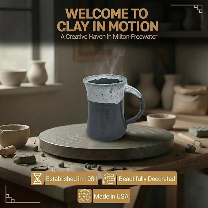 Clay in Motion Large Mug (Snowcap)