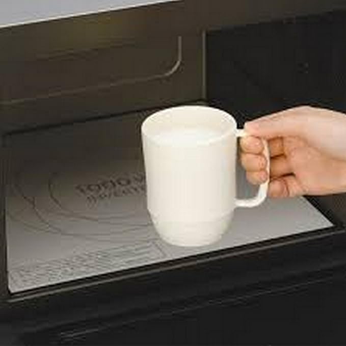 Japanese Camping Coffee Mug Unbreakable Kid's Milk Juice Mug Microwavable Tea Water Mug for Travel 12 ounce BPA Free Non-Toxic Dishwasher Safe Made in Japan, White