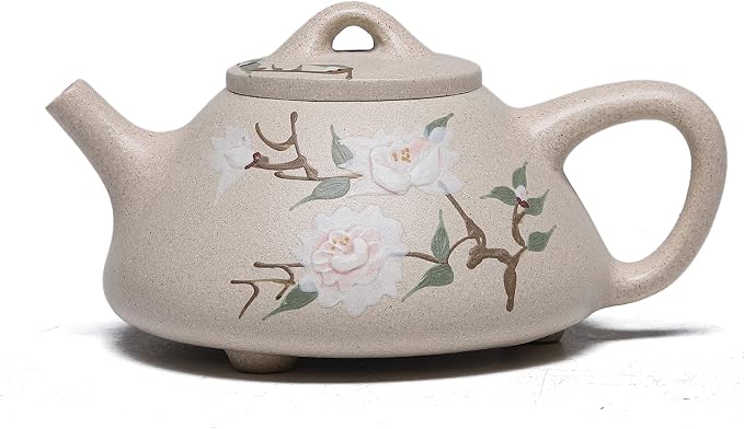 Zisha Teapot, Chinese Yixing Clay Handmade Teapot 8.4 Oz, Infuse Brew Kung Fu Loose Leaf Tea Maker