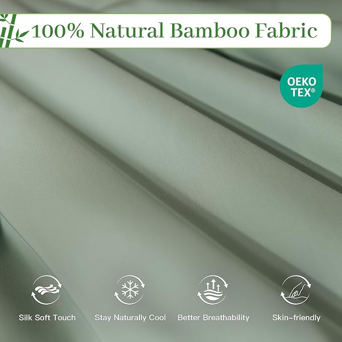 NEXHOME PRO 100% Viscose from Bamboo Comforter King Size - Ultra-Soft, Breathable, Lightweight All-Season & Summer Duvet Insert, Natural Temperature Regulating for Cooling Sleep