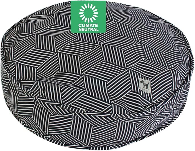 Molly Mutt Huge Dog Bed Cover - Rough Gem Print - Measures 36” x 5’’ - 100% Cotton - Durable - Breathable - Sustainable - Machine Washable Dog Bed Cover