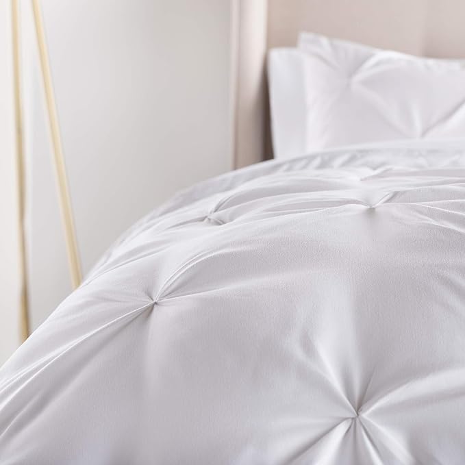 LINENSPA All Season Hypoallergenic Down Alternative Microfiber Comforter, Full, Bright White