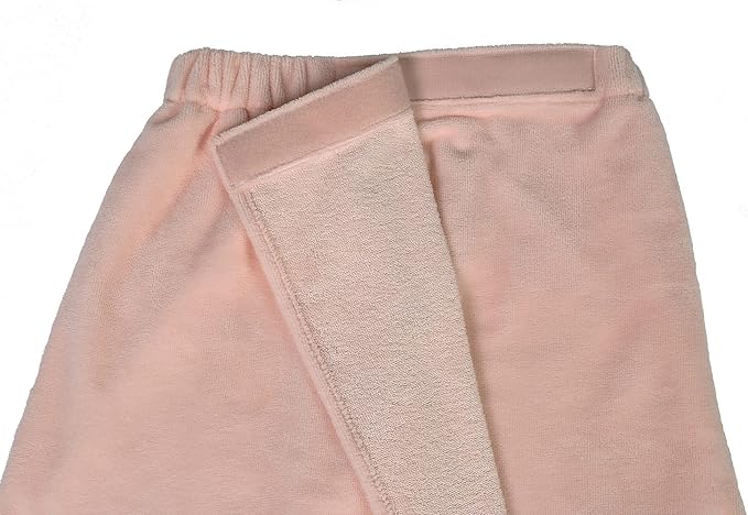 Arus Women's Bathrobe GOTS Certified Organic 100% Turkish Terry Cotton Robe Adjustable Closure Bath Wrap