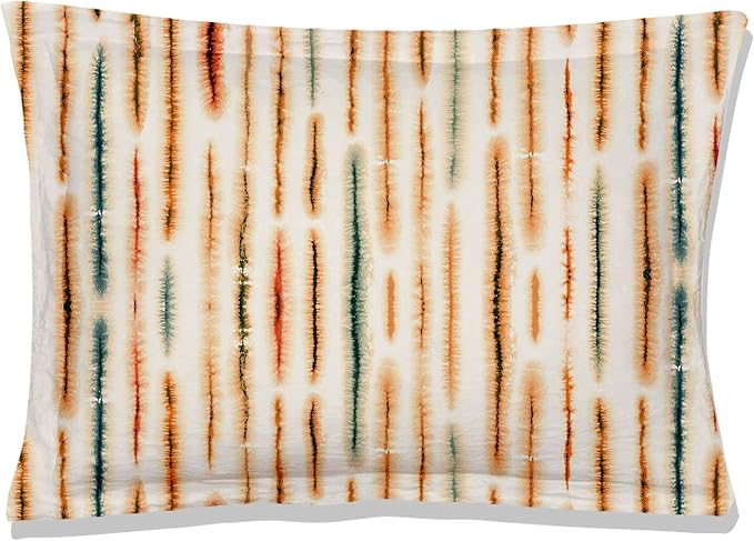 A1HC Palm Oasis Reversible Print Organic Cotton Pillowcase (Set of 2) | GOTS Certified Organic Cotton Pillowcase |Wrinkle Resistant| Long Staple Cotton| 21" x 30"