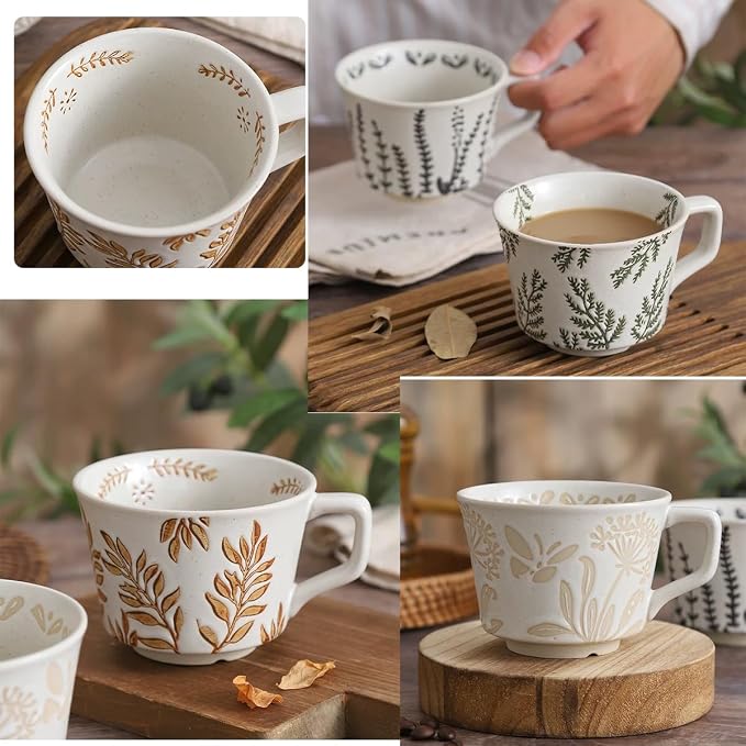 mug set (Brown Leaf Mug 1 pcs)