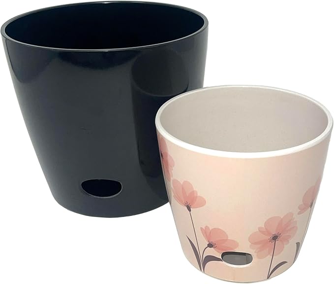 7" & 5" Self-Watering Plant Pot Set