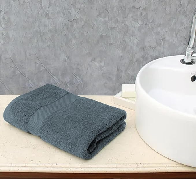 100% Organic Cotton Towels 650 GSM Plush Feather Touch Quick Dry Hand Towel, Pack of 6 GOTS Certified, Oeko-Tex Green Certified, Organic Cotton Hand Towel, 20"X30"