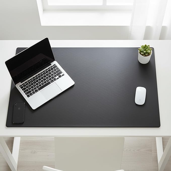 Dacasso Leather Desk Pad Without Side Rails