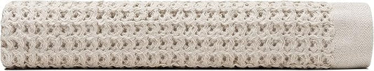 ONSEN Supima® Waffle Bath Sheet, Large, Quick Dry Lint Free 100% USA Cotton, Oversize Lightweight Absorbent Bath Sheet, 38x67 in (Oatmeal, 1x Bath Sheet)