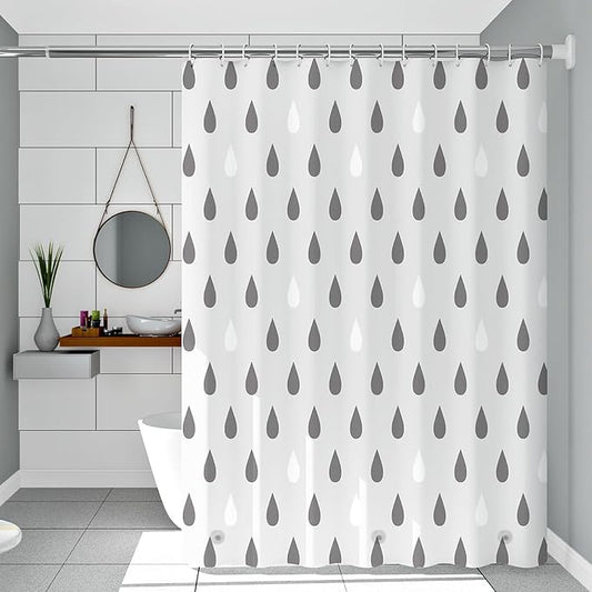 Shower Curtain Liner, 100% Waterproof Peva Shower Curtains with 3 Duty Heavy Bottom Magnets and 12 Rust Proof Grommets, 72x72 Weighted Shower Liner for Shower Stall, Bathtubs