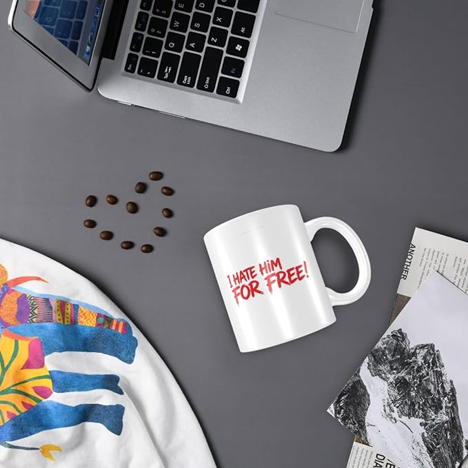 Free Protest Handmade Ceramic Mug Eco Friendly Thick Non Slip Base Comfort Handle Home Office