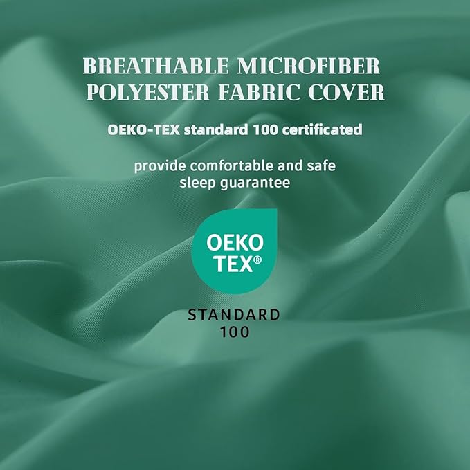 DOWNCOOL Comforters Queen Size, Duvet Insert,Sage Green All Season Duvet, Lightweight Quilt, Down Alternative Hotel Comforter with Corner Tabs (Sage Green, Queen 88x92 Inches)
