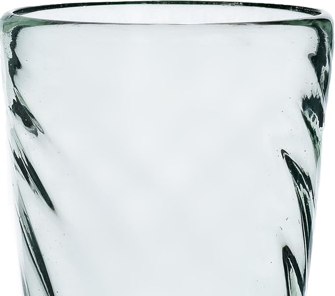 10 Strawberry Street Optic Swirl Mexican Glassware, DOF, Set of 6