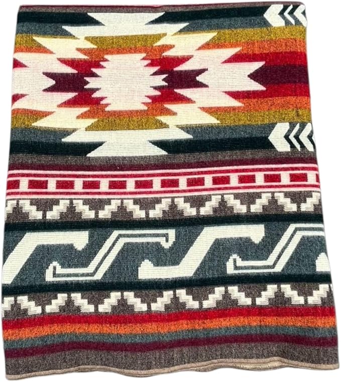 Alpaca Wool Blanket, Queen Size 94 x 78, Reversible 2 in 1, Thick and Ultra Soft, Hypoallergenic, Non-Itchy, Handmade in Ecuador. Premium Alpaca Wool Thtow Blanket for Cozy Comfort. (Brown, Queen)