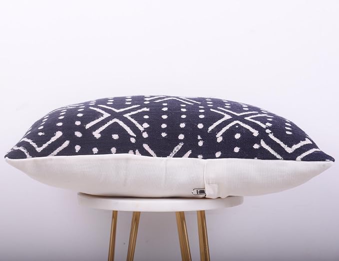Trade Star Handmade Lumbar Pillow Case Boho Cushion Cover 100% Cotton Pillow Cover for Bedroom Throw Pillow Cases Farmhouse Decorative Tribal Beautiful Indain Cushion Cover (12x18 Inches)