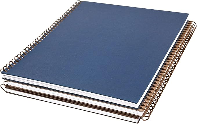 Mintra 100% Recycled Notebooks (Letter Size (8.5in x 11in), Solid Set 3pk)