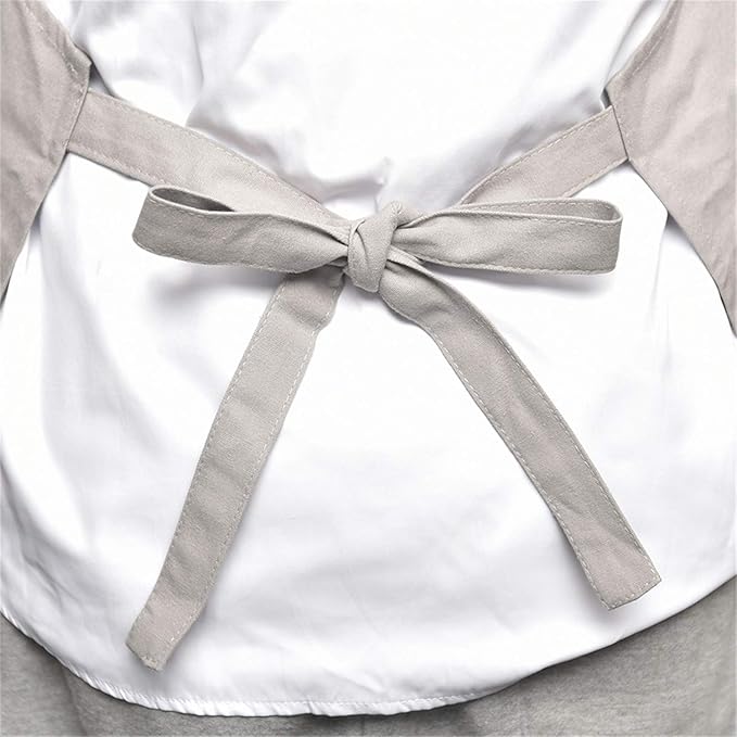 Art Aprons for Painting Pottery Ceramics, Mens Women Kitchen Cooking Aprons Waterproof Green