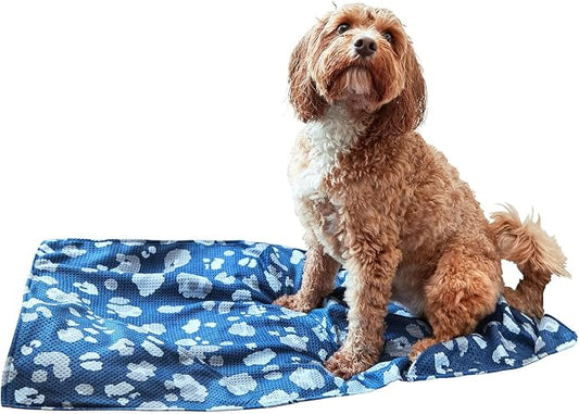 Dock & Bay Pet Towel - Super Absorbent & Quick Drying Dog Towels with Bag - 100% Recycled - K9 Camo, Medium (90x50cm, 35x19)