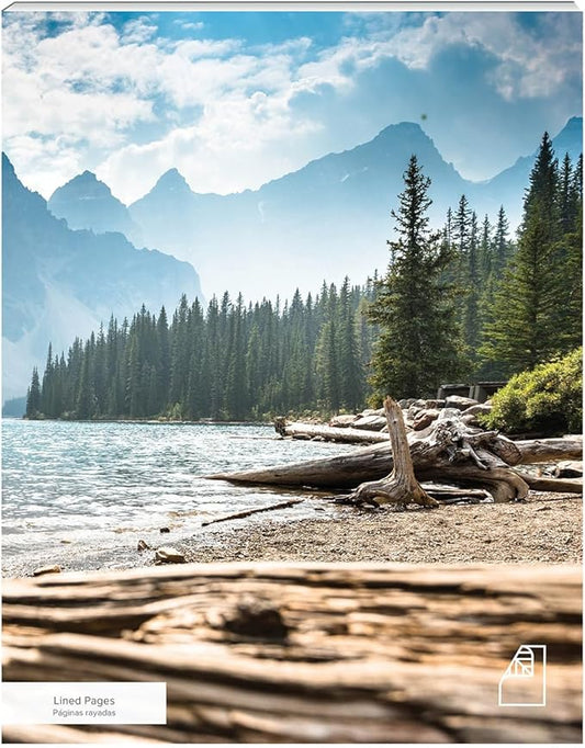 Photoreal Journal, 100% Recycled, Majestic Mountain, 9.75" x 7.75", 192 Pages Lined, Perfect Bound, FSC Certified, Made in USA