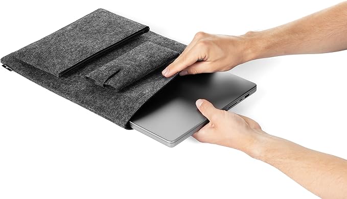 Durable Recycled Felt Laptop MacBook Bag Case Sleeve - 16.4“
