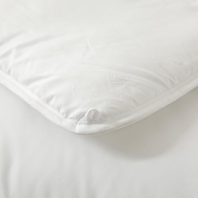Dorrin Nessin Down Alternative Comforter Duvet Inserts Queen Size 90x90 All Season, Ultra Soft Double Brushed Microfiber Shell, Classic Box Stitched with 8 Corner Tabs