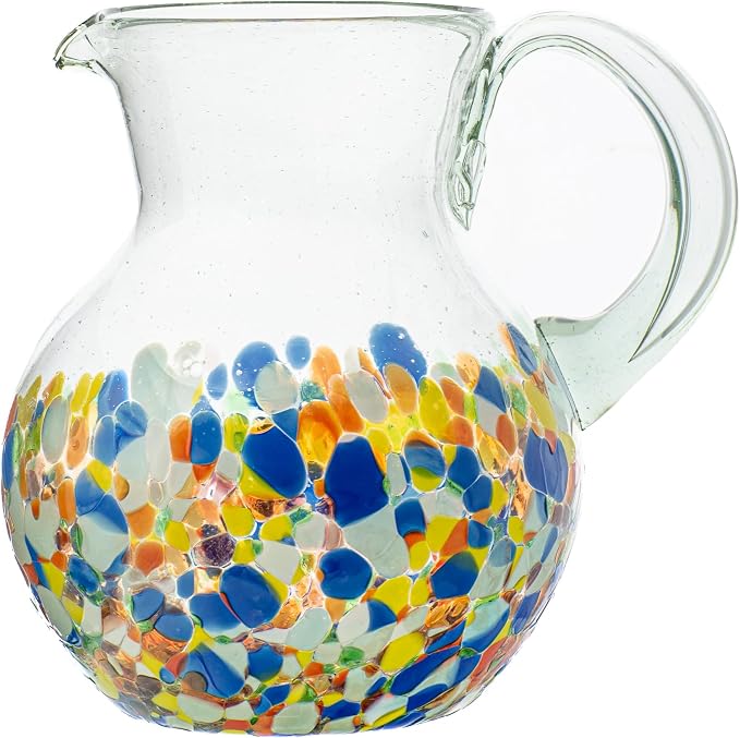 10 Strawberry Street San Lucas Mexican Glassware, Pitcher