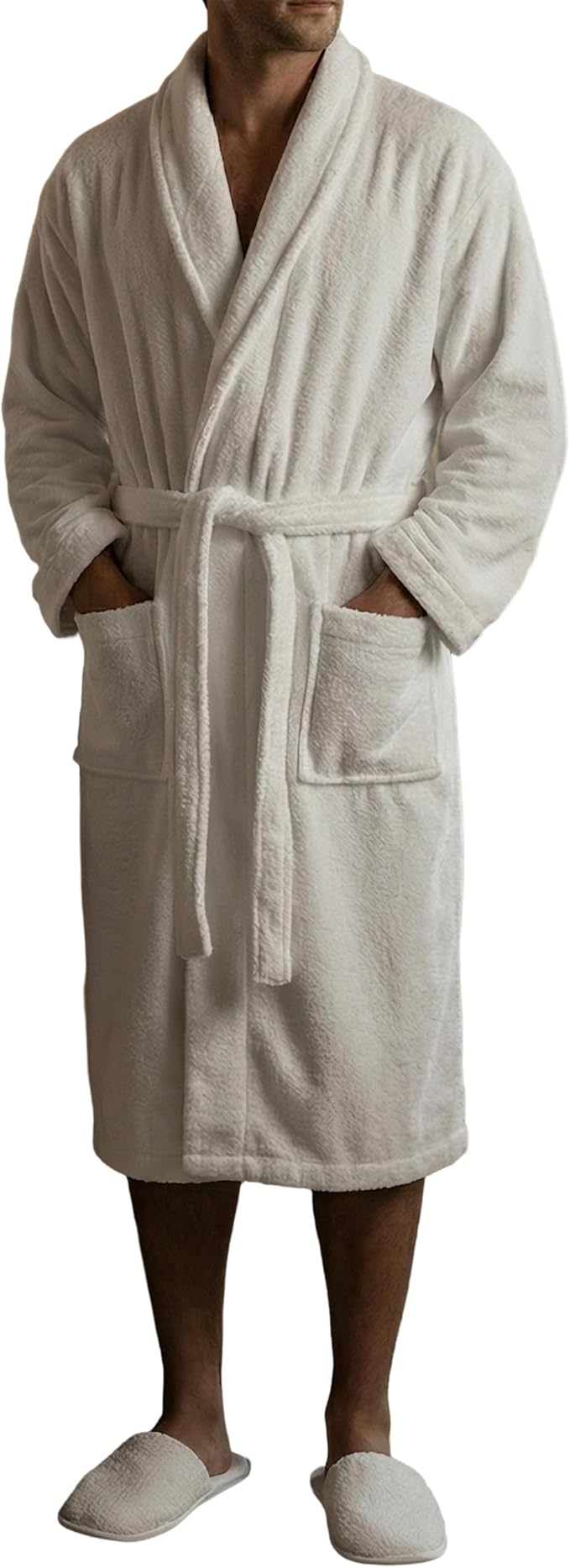 100% Egyptian Cotton Bathrobe for Men & Women – Ultra Soft Absorbent Spa Robe, Hotel Quality Terry Cloth Bath Robe