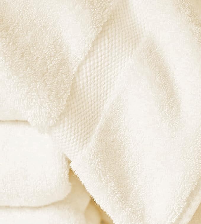 100% Organic Cotton Towels 650 GSM Plush Feather Touch Quick Dry Wash Cloth, Pack of 24 GOTS Certified, Oeko-Tex Green Certified, Organic Cotton Wash Cloth, 13"X13"