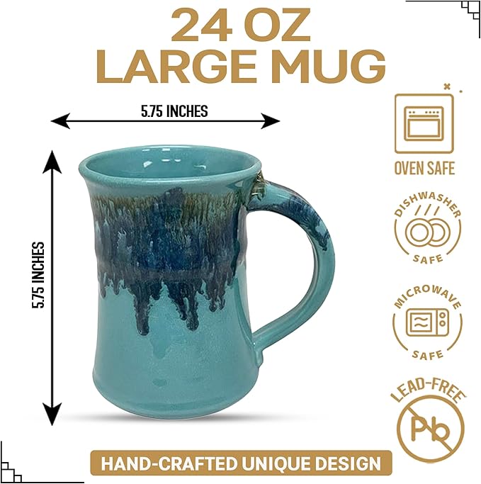 Clay in Motion Large Mug (Raging Rapid)