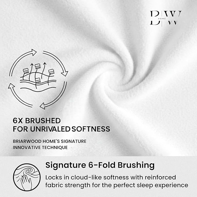 Briarwood Home® Printed Flannel Sheet Set, 100% Natural Cotton, Soft, Warm & Deep Pocket, Advanced Nano-Tech Making it Resistance to Pilling; Brushed 6 Times for Softness (Buffalo Navy Blue, Twin)