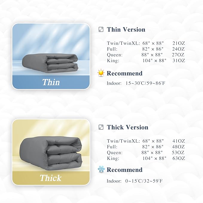 sunflower Comforter Twin Duvet Insert Steel Gray Twin XL Comforter Down Alternative Filling 100% Cotton Shell All Season for Dorm Hypoallergenic Warm Breathable Machine Washable with Corner Taps
