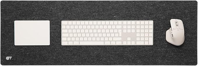 OAKYWOOD Felt Desk mat Anthracite Grey L 30 x 90 x 0,3 cm