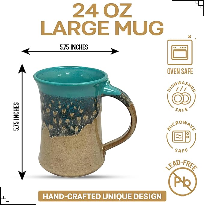 Clay in Motion Large Mug (Island Oasis)