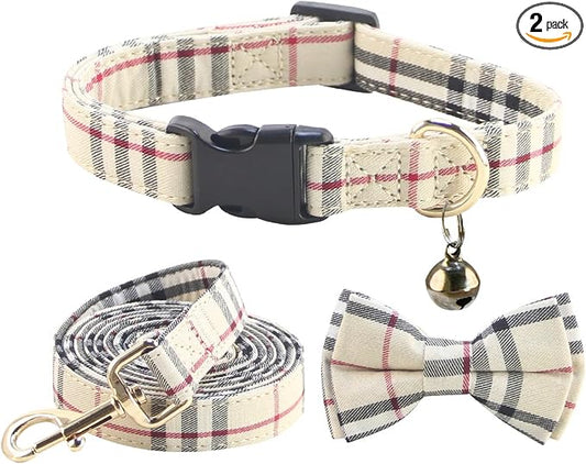 SuperBuddy Dog Collar and Leash,Breathable Adjustable Dog Collar-Safe Buckle-Collars for Small Medium Large Pet