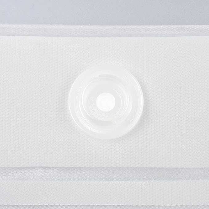 River Dream Waterproof PEVA Snap-in Shower Curtain Liner Replacement: Removable to Attach, Frost, 70x57