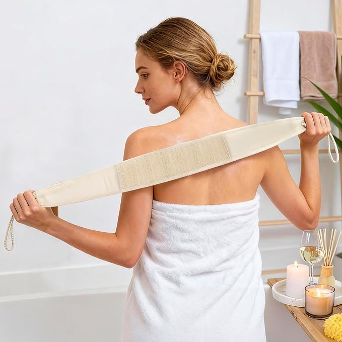 9 Packs Dry Brushing Body Brush Set for Lymphatic Drainage, Cellulite Massager and Scalp Care, Long Handle Dry Brush for Body, Natural Boar Bristle Body Brush Exfoliator